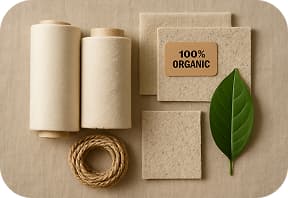 Bag made from organic materials